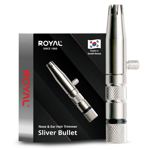 Nose Hair Trimmer for Men Silver Bullet, Manual