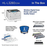 Wireless Compact Digital Color Printer with Laser Quality Output, Duplex