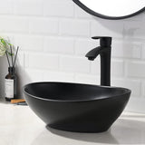 Bathroom Sink Above Counter Porcelain Ceramic Bathroom Vessel Sink Oval