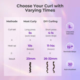 Automatic Hair Curler with 1" Rotating Curling Iron