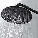 Shower Wall Mounted Single Handle Shower Combo Set Black