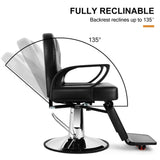 Salon Chair Heavy Duty Hydraulic Salon Shampoo Chair