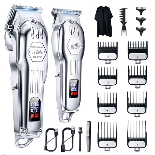 Hair Clippers Professional Cordless for Men,