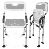 Seat With Arms And Back - Foldable Bathroom Chairs For Sitting