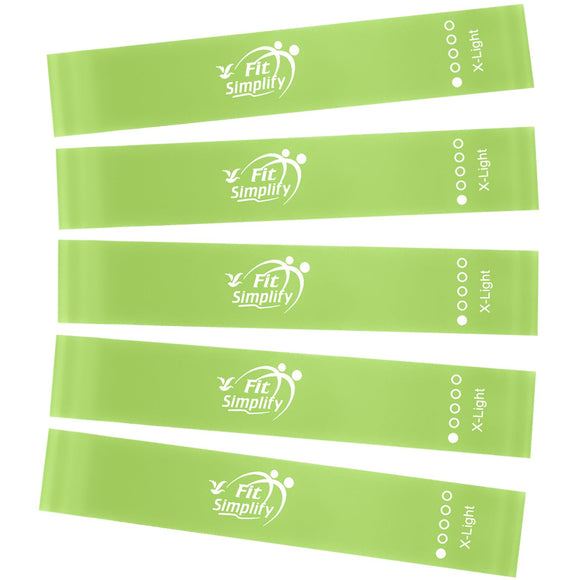 Fit Simplify Exercise Resistance Loop Bands, Set of 5 Fit Simplify