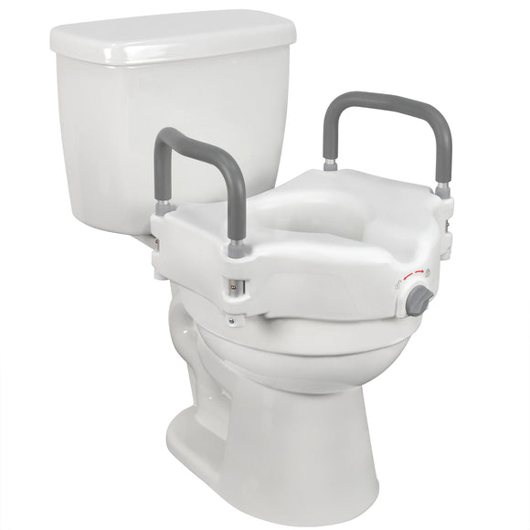 Toilet Seat and Elevated Commode Booster Seat Riser