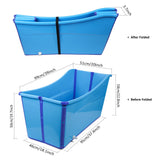 Bath Tub for Toddler Teenager Twins Pets and Small Adults, Foldable Ice Bath Tub