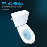 Two-Piece Round 1.28 GPF Universal Height TORNADO FLUSH Toilet