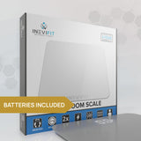 Bathroom Body Scale, Measures Weight up to 400 lbs. Includes Batteries