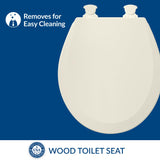 Toilet Seat with Easy Clean & Change Hinges