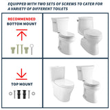 toilet seat risers for seniors, Slow Close, Elevated toilet seat