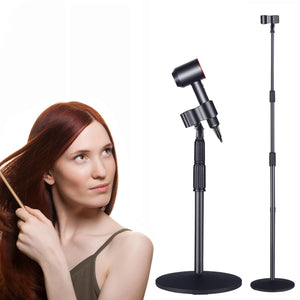 Hair Dryer Stand Holder Hands Free 59in/150cm Height Adjustable