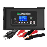 35Amp Car Battery Charger, 12V 35A/24V 18A Lithium LiFePO4 Lead Acid AGM/Gel/SLA.. Battery Desulfator