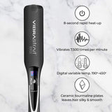 Ceramic Hair Straightener with Easy, Gentle Glide for Waves