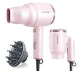 Dryer with Diffuser, Mini Hair Dryer with Folding Handle