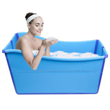 Bath Tub for Toddler Teenager Twins Pets and Small Adults, Foldable Ice Bath Tub