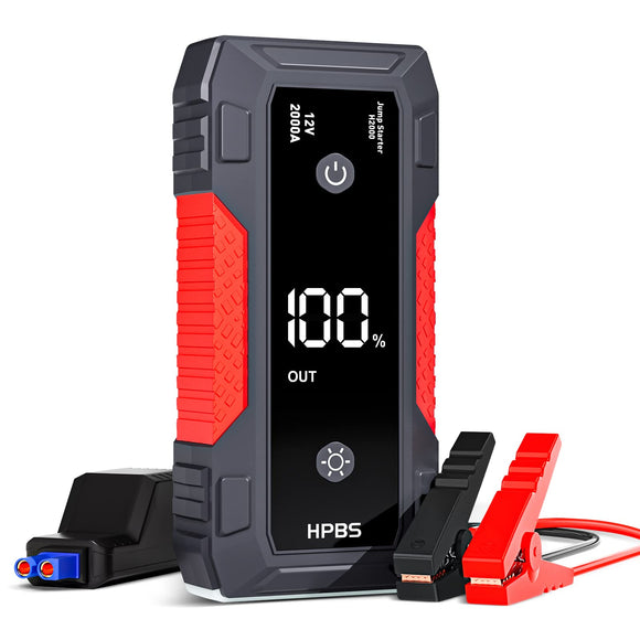 HPBS Jump Starter - 2000A Jump Starter Battery Pack with 3.0