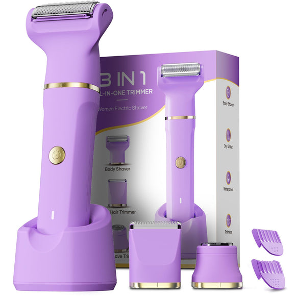 Bikini Trimmer for Women, 3 in 1 Electric Razors