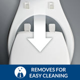 Toilet Seat with Easy Clean & Change Hinge