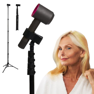 Hair Dryer Stand – Heavy Duty 26-74 Inch Adjustable Blow Dryer Holder