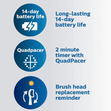 ProtectiveClean 4100 Electric Rechargeable Toothbrush, Plaque Control