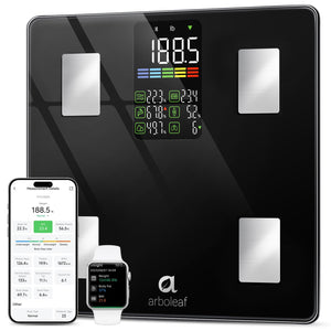 Bathroom Scale, Large LED Display, 14 Body Composition