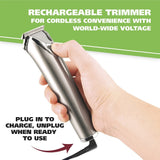 Trimmer with Rotary Ear & Nose Trimmer, & Detail Trimmer