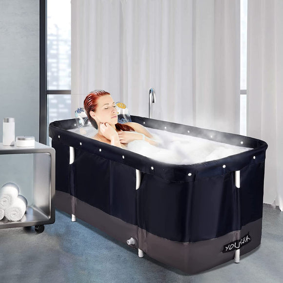 Bathtub for Adults, with Water Filling Cushion