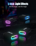 Bluetooth Waterproof, Mini Speaker with RGB Lights, 24H Playtime