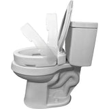 Raised Toilet Seat, Adds 3.5 Inches of Height to Toilet