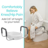 Toilet Seat Risers for Seniors (Raised with Handles) Grab Bar Seat for Seniors - Options