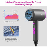 Ionic Hair Dryer, Powerful 1800W Fast Drying Low Noise