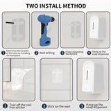 Automatic Touch-Less Wall Mount Soap Dispenser for Bathroom Kitchen Home