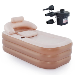 Bathtub with Electric Air Pump and Bath