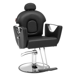 Barber Chair, 360 Degrees Swivel 90°-130° Reclining