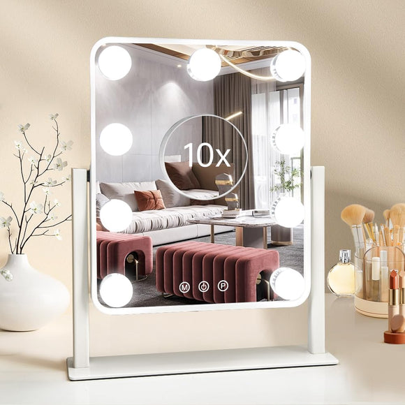 Vanity Mirror with Lights,Tabletop Makeup