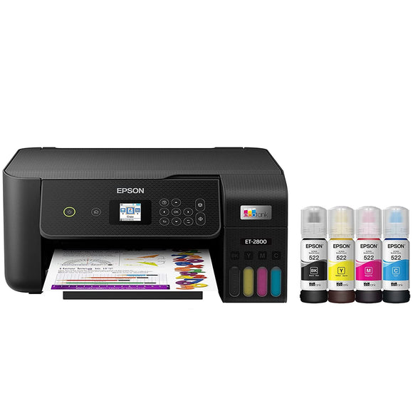 Wireless Color All-in-One Inkjet Printer, Print & Copy