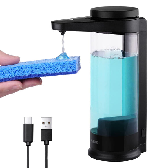 Touch-Free Rechargeable Automatic Liquid Soap Dispenser for Kitchen