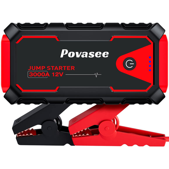 Portable Car Jump Starter with Air Compressor, YaberAuto 150PSI 3500A