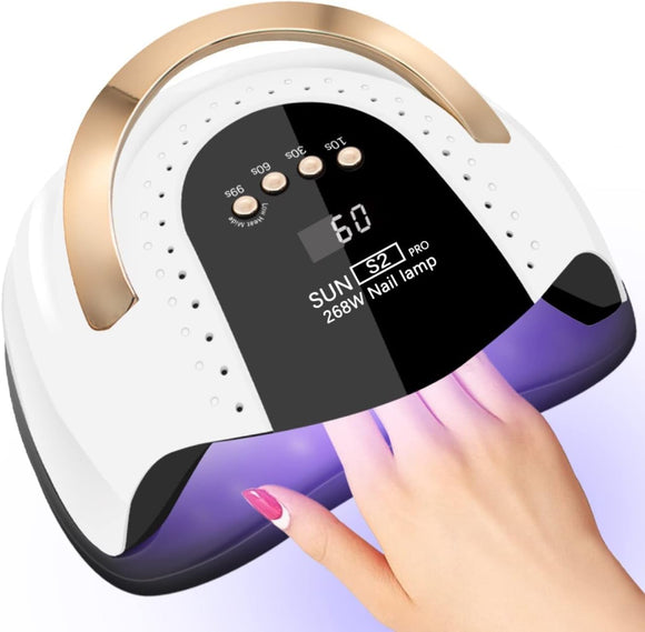 Nail Dryer for Gel Polish, 4 Timers UV Nail Lamp