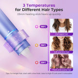 Automatic Hair Curler with 1" Rotating Curling Iron