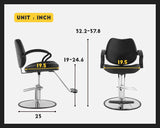 Duty Pump Adjustable Hydraulic Chair for Hair Stylist Women Man