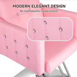 Pink Salon Chair for Hair Stylist,Barber Chari Hair Chair, Stylist Chair