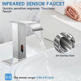 Bathroom Faucet,Automatic Faucet,Touchless Bathroom Sink Faucets,Sensor Faucet