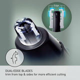 Ear and Nose Hair Trimmer for Men with Vacuum Cleaning