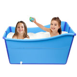 Bath Tub for Toddler Teenager Twins Pets and Small Adults, Foldable Ice Bath Tub