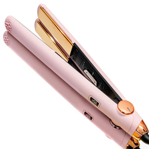 Hair Straightener and Curler 2 in 1 with 10s Fast Heating