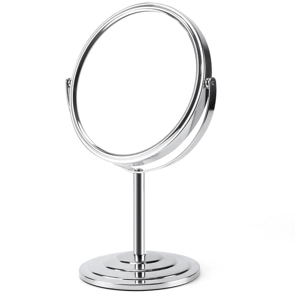 Vanity Makeup Mirror 7 Inch, 360°Rotation Double