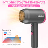 Ionic Blow Dryer with Diffuser and Concentrator for Women