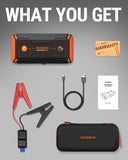 2000A Portable Jump Box - Car Jump Starter Battery Pack for up to 8.0L Gas and 6.5L Diesel Engines